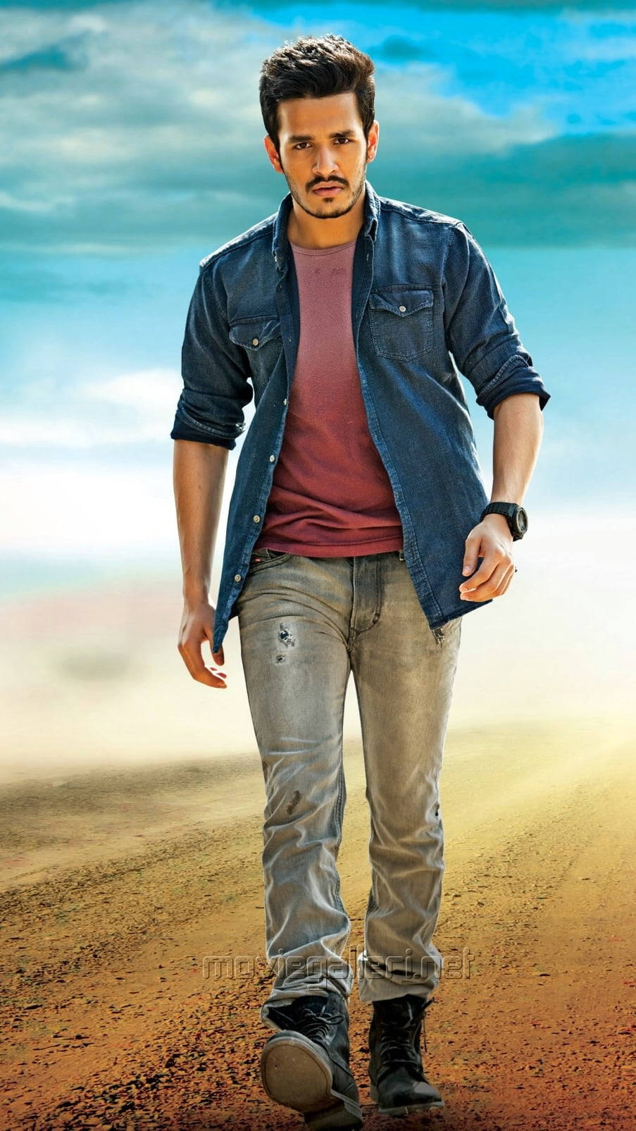 Akhil Akkineni Down A Road Wallpaper