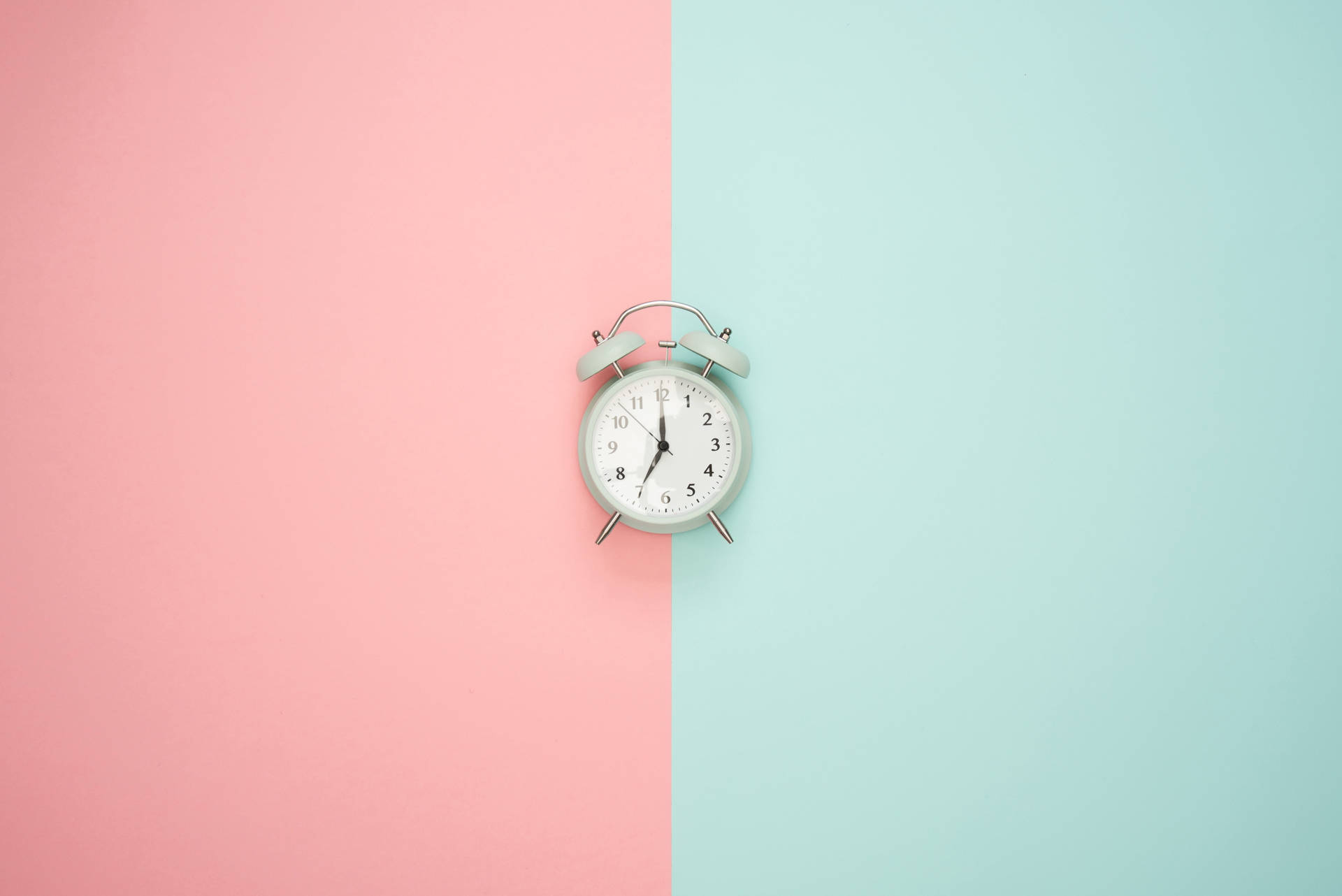 Alarm Clock Pastel Desktop Wallpaper