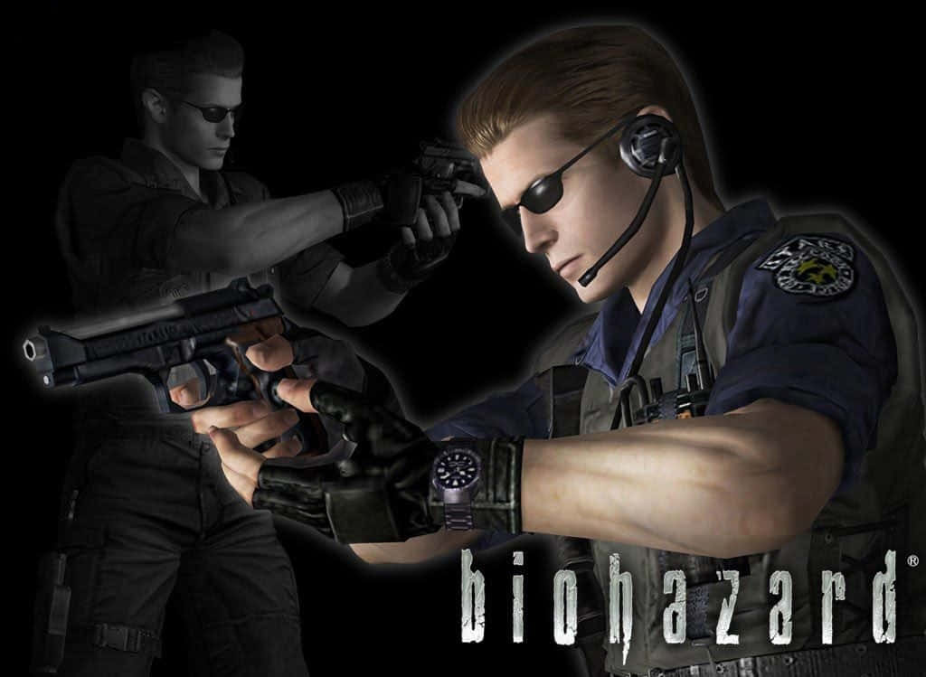 Albert Wesker In Action Wallpaper