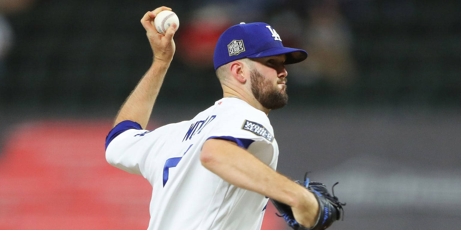 Alex Wood Pitching A Baseball Wallpaper