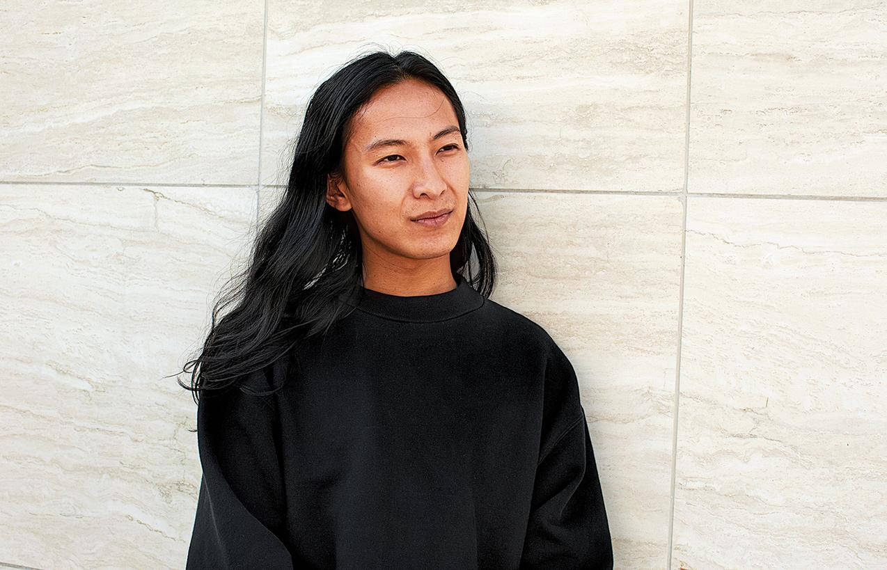 Alexander Wang Leaning Against Wall Wallpaper