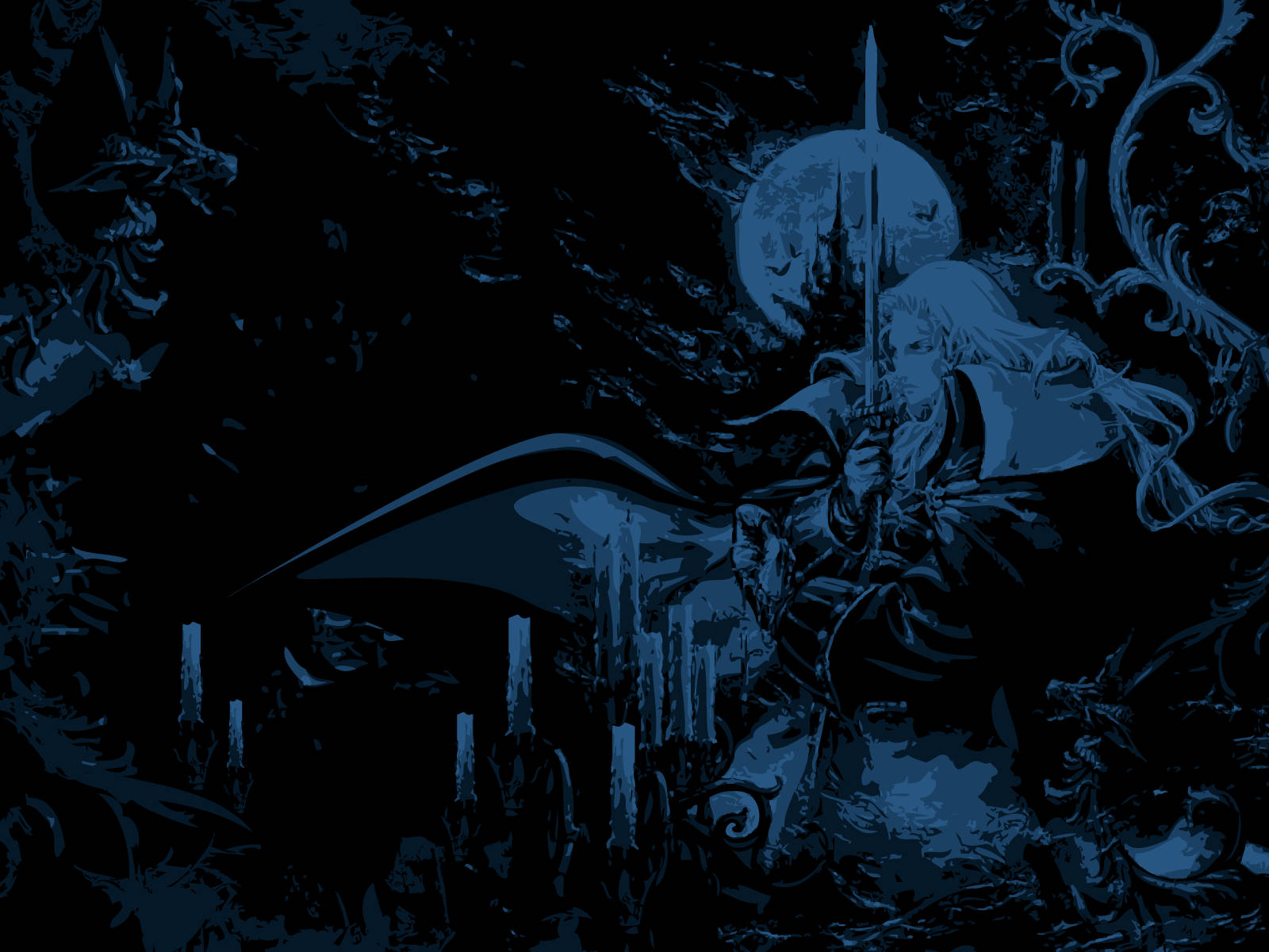 Alucard - The Vampire Hunter Of Castlevania: Symphony Of The Night Wallpaper