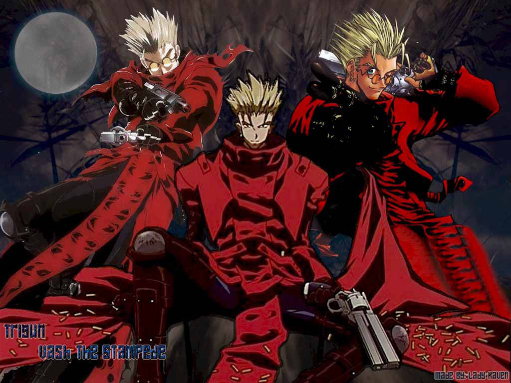 Amazing Vash The Stampede Trigun Wallpaper