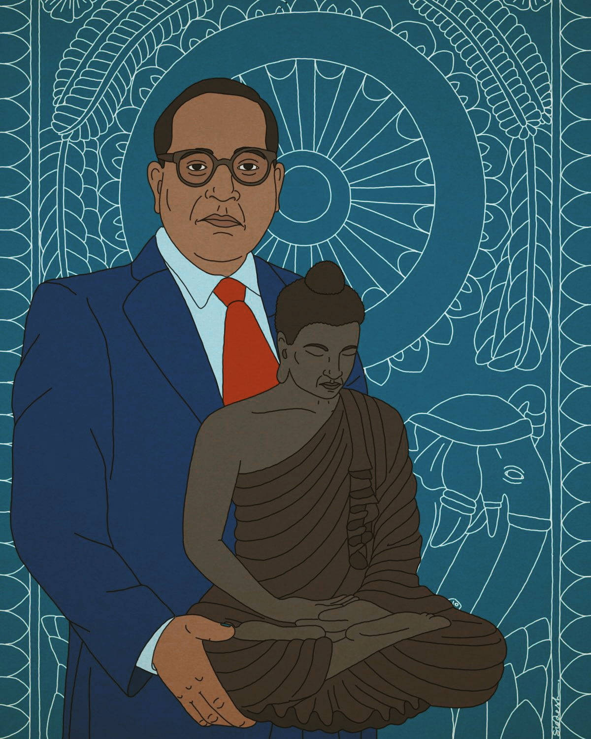 Ambedkar And Buddha Wallpaper