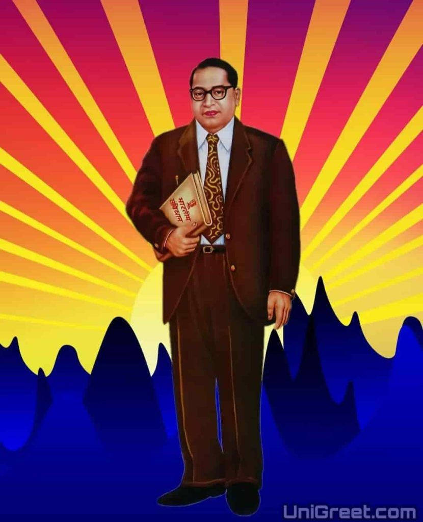 Ambedkar Artistic Illustration Wallpaper