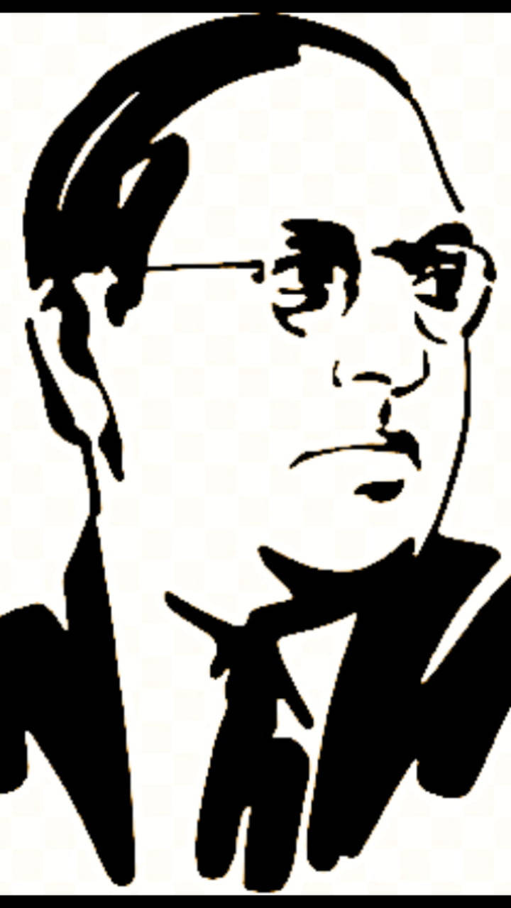 Ambedkar Black Clipart Wallpaper