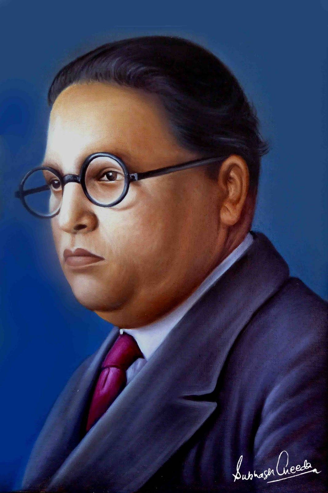 Ambedkar Computer Art Wallpaper