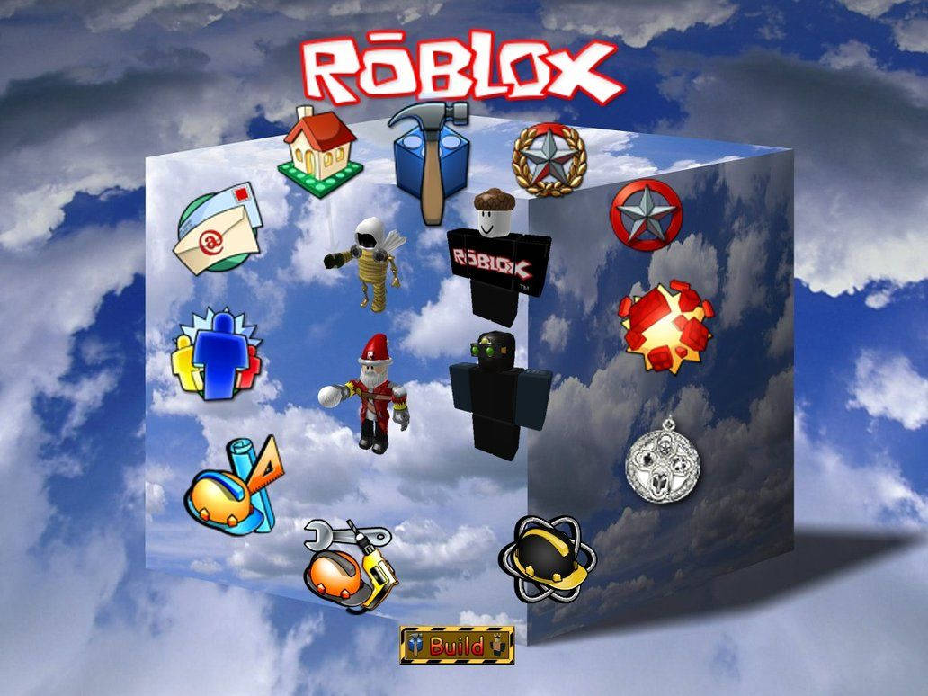 An Iconic Image Representing The Power Of Roblox Wallpaper