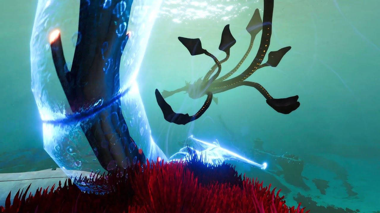 An Underwater Predator Lurks In Subnautica Wallpaper