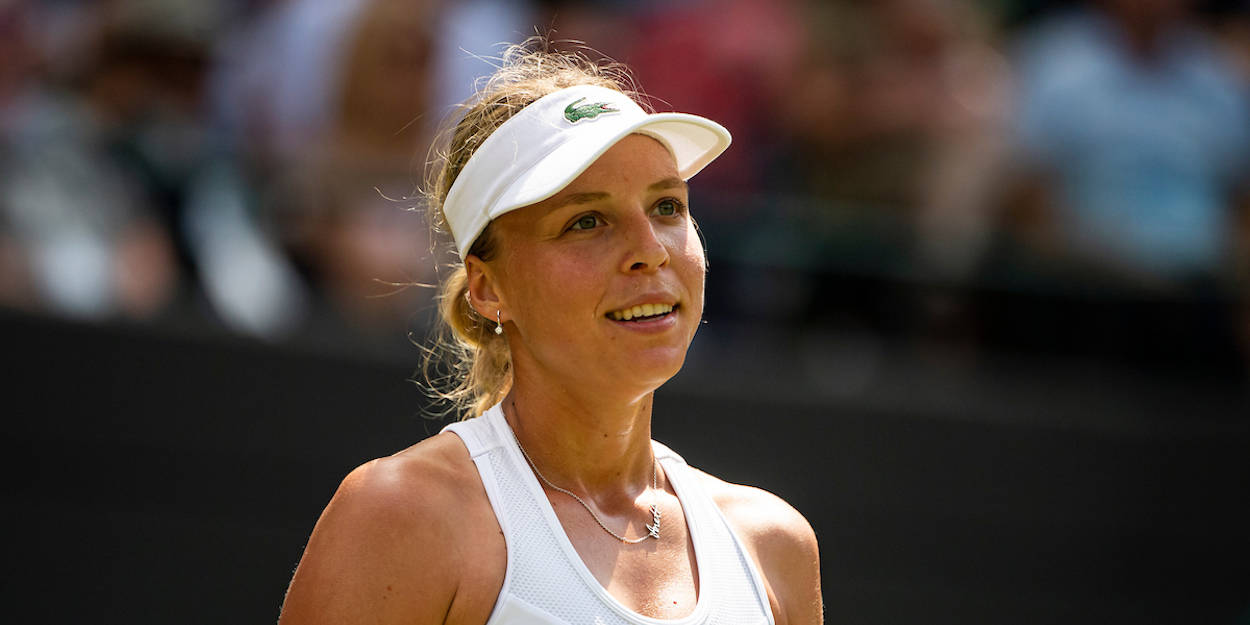 Anett Kontaveit Wearing A White Cap Wallpaper