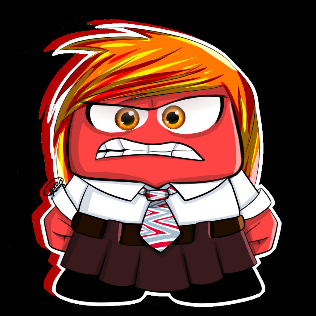 Anger Inside Out Gender Bend Wallpaper