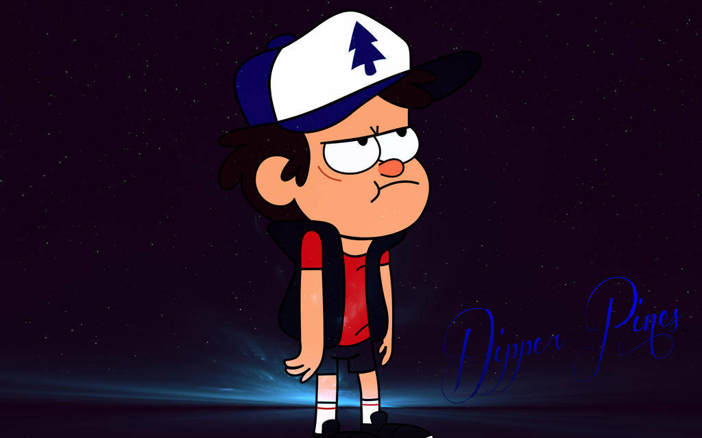 Angry Dipper Pines Art Wallpaper