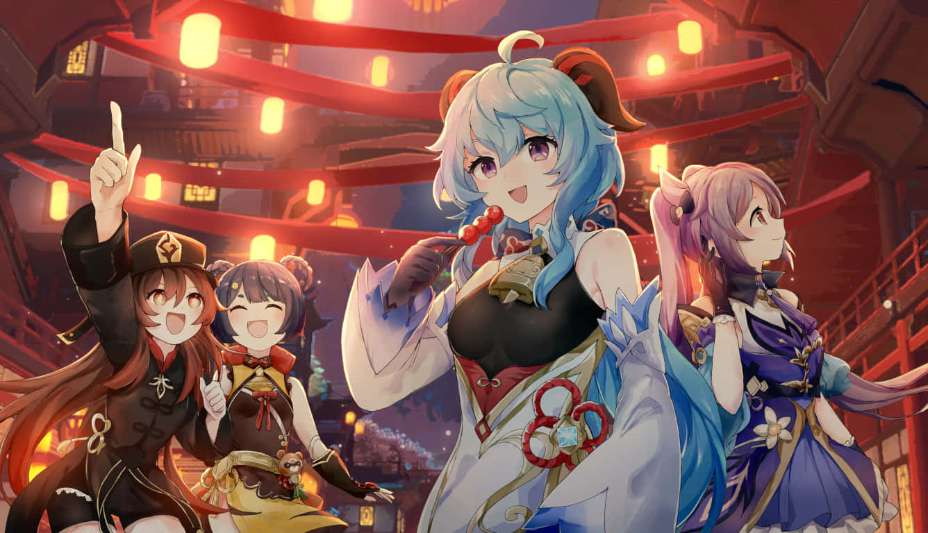 Animated Festival Celebration Wallpaper