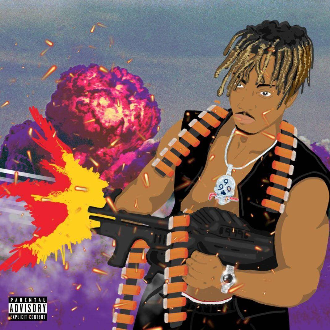 Animated Juice Wrld Weapons Wallpaper