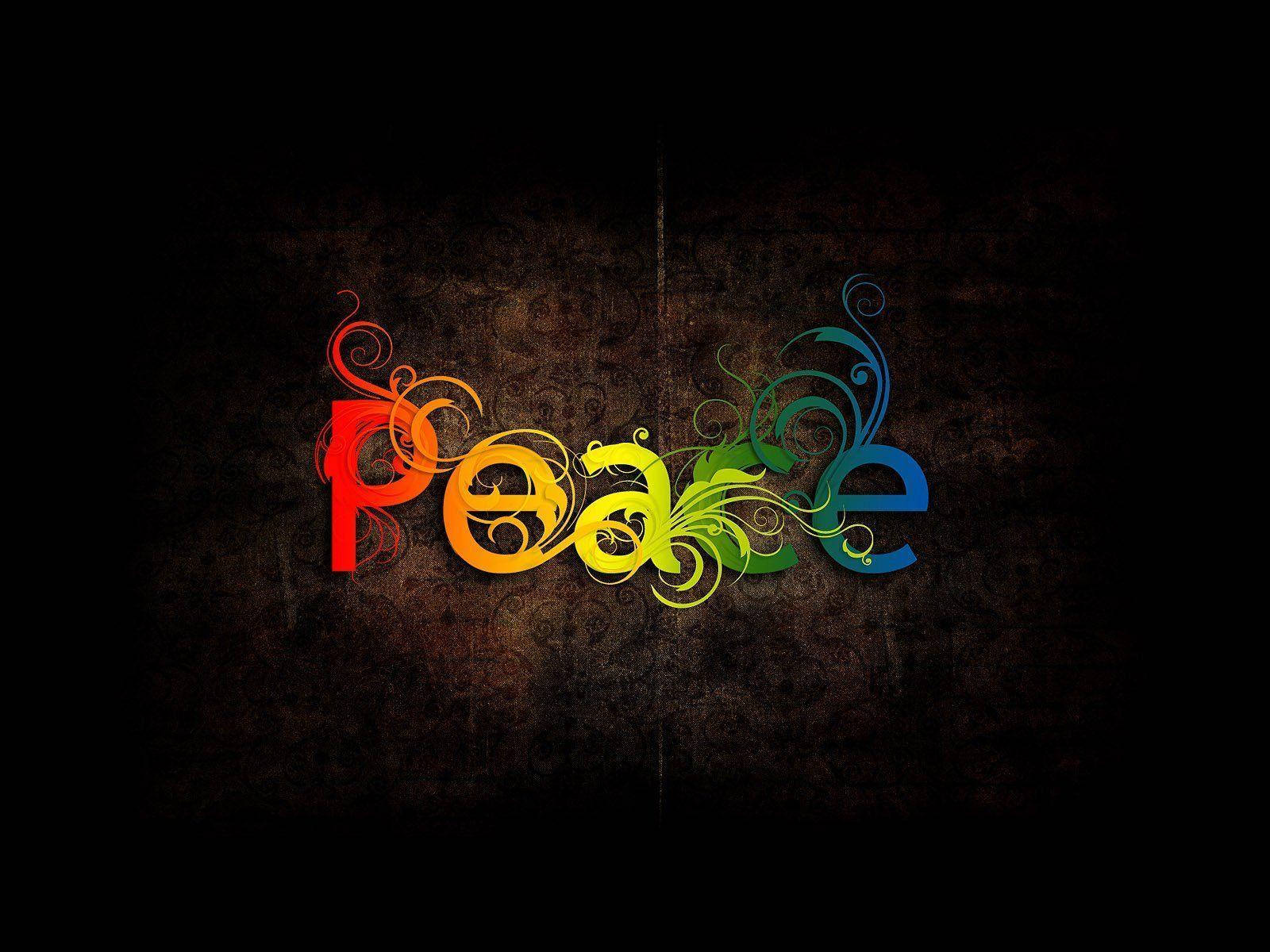 Artistic World Peace Wallpaper