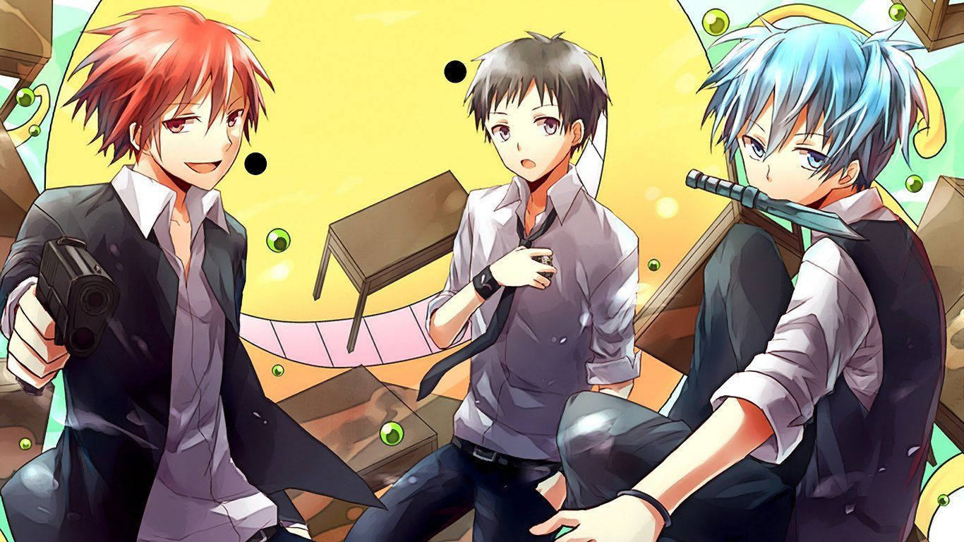 Assassination Classroom Korosensei And Students Wallpaper