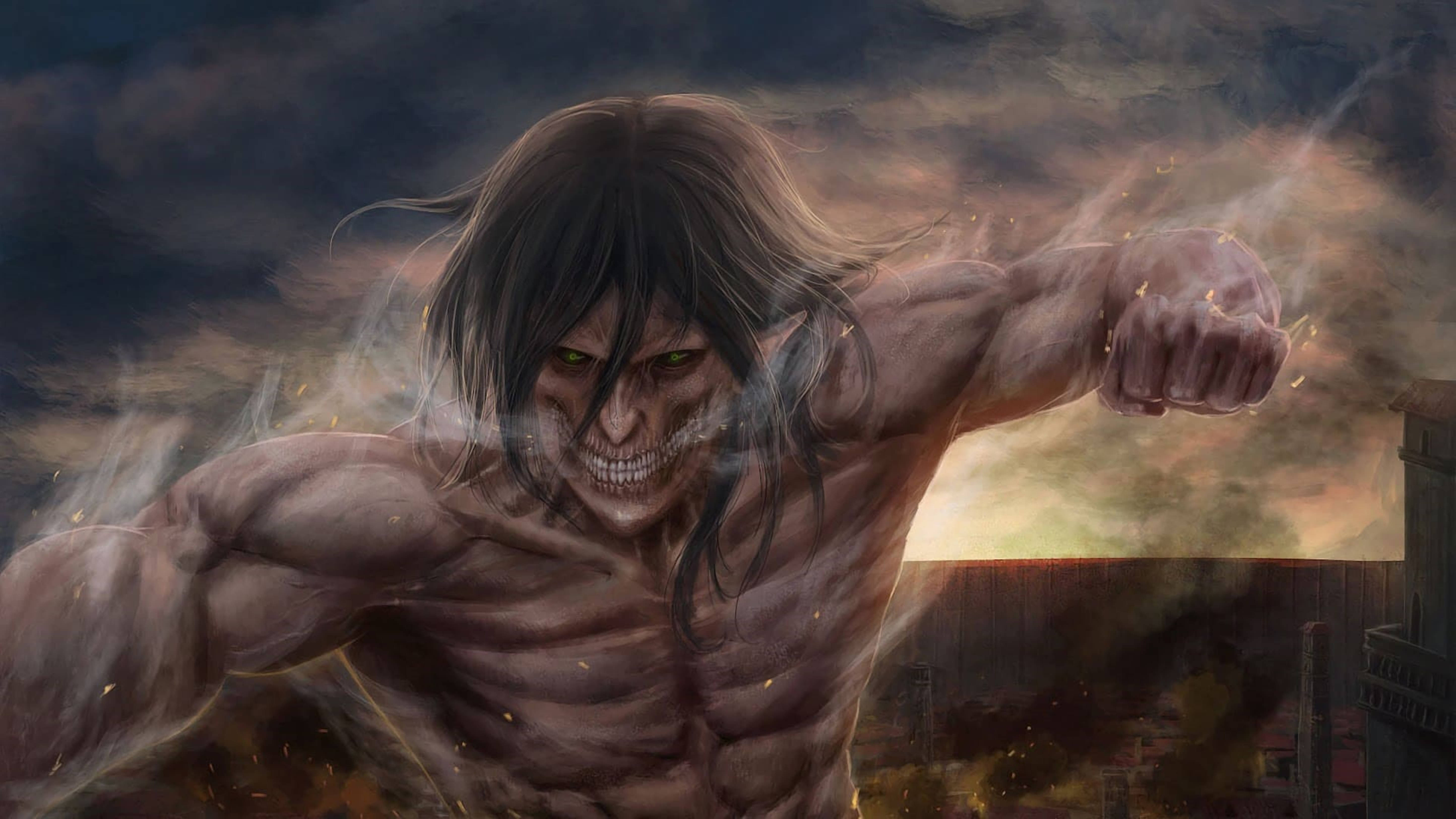 Attack On Titans 4k Attack Titan Wallpaper