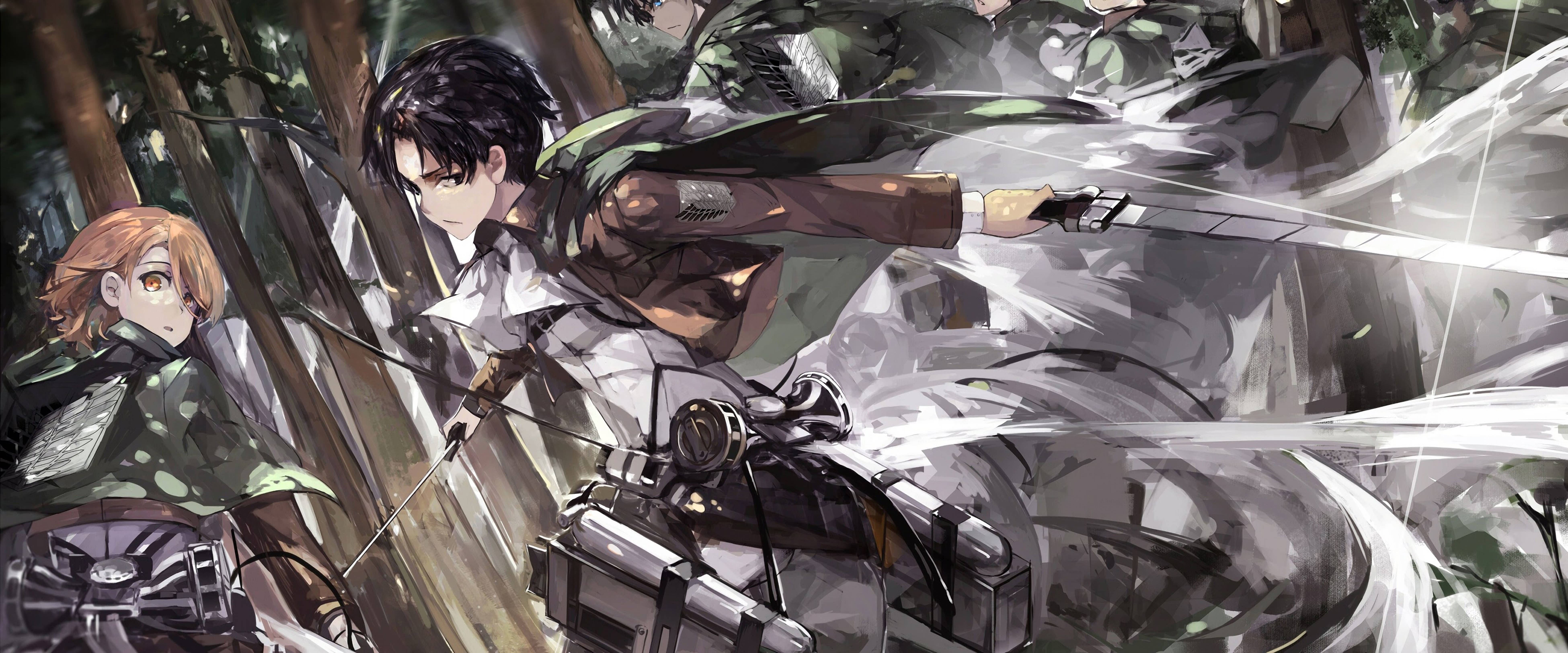 Attack On Titans 4k Levi And Armin Wallpaper