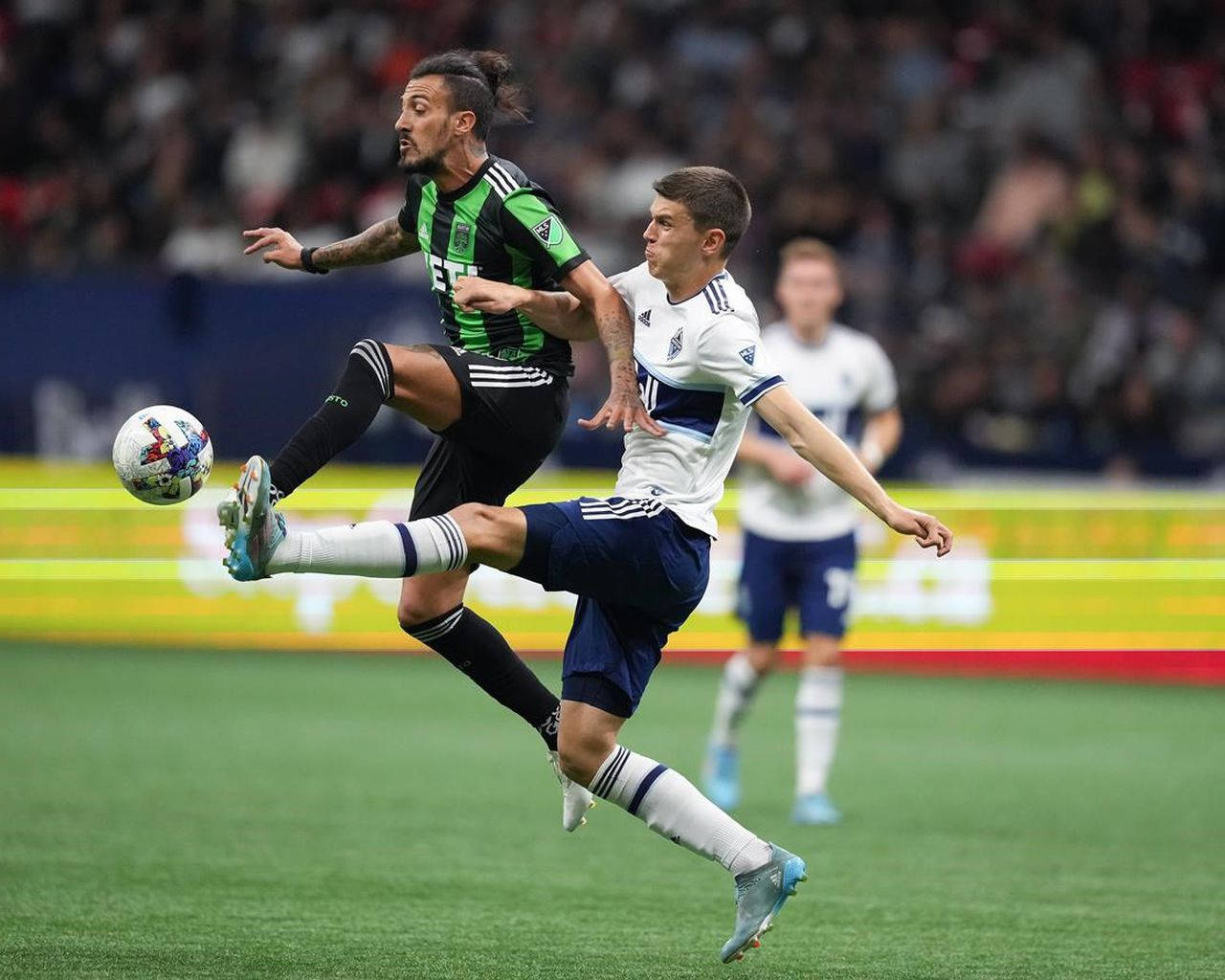 Austin Fc Star Player - Sebastian Driussi In Action Wallpaper