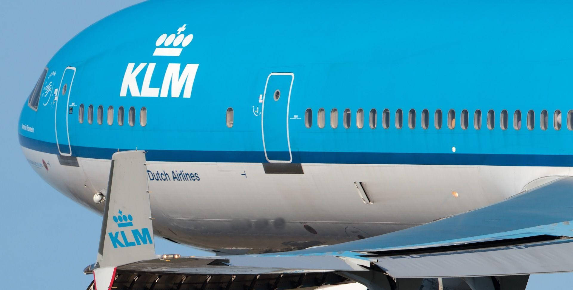 Aviation Teal Body Showcase Klm Wallpaper