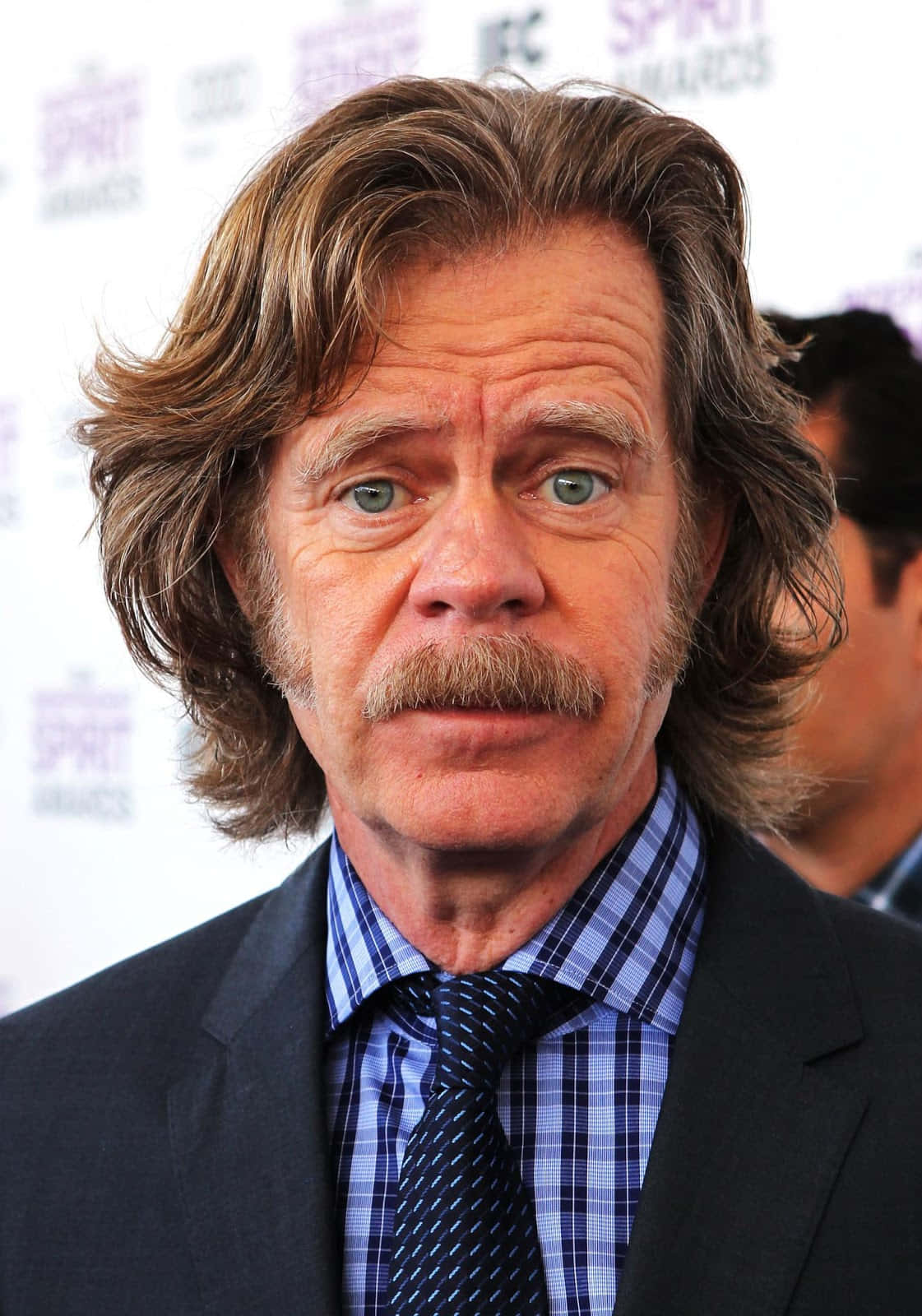 Award-winning Actor William H. Macy Posing For A Portrait Wallpaper