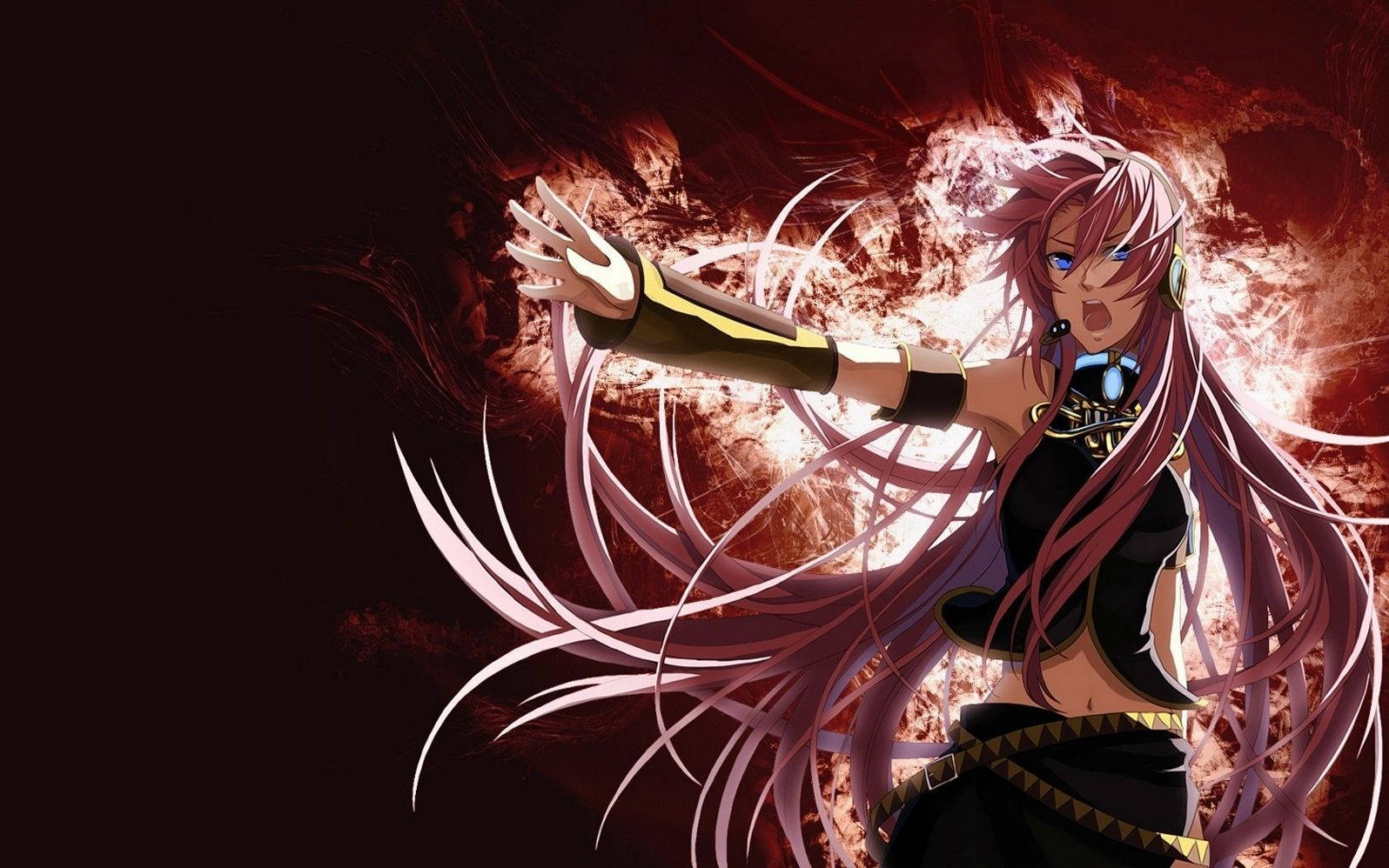 Bad Girl Anime Megurine Luka Wallpaper