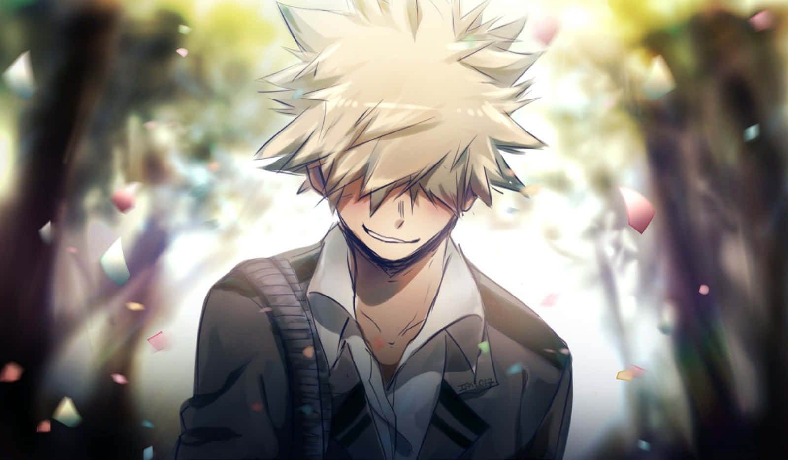 Bakugou Aesthetic Sandy Blond Hair Wallpaper