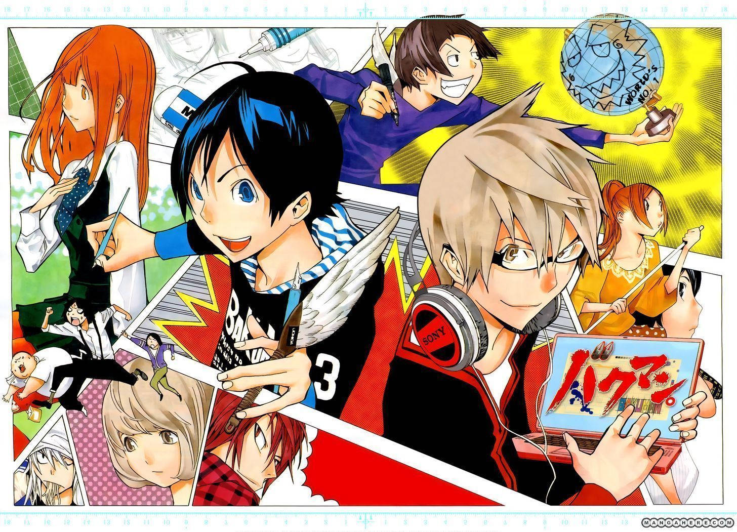 Bakuman Comic Characters Wallpaper