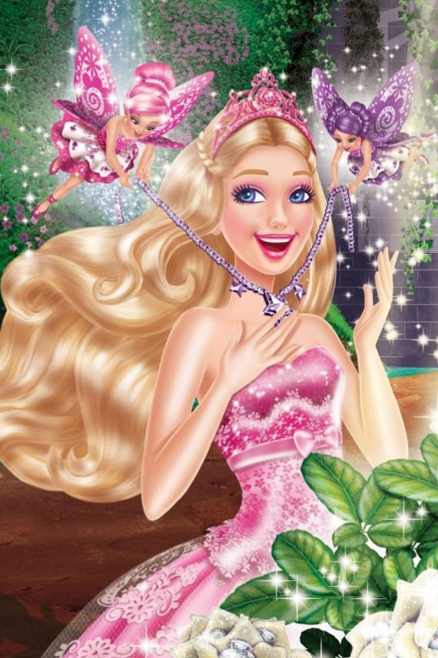 Barbie Princess Tori With A Necklace Wallpaper