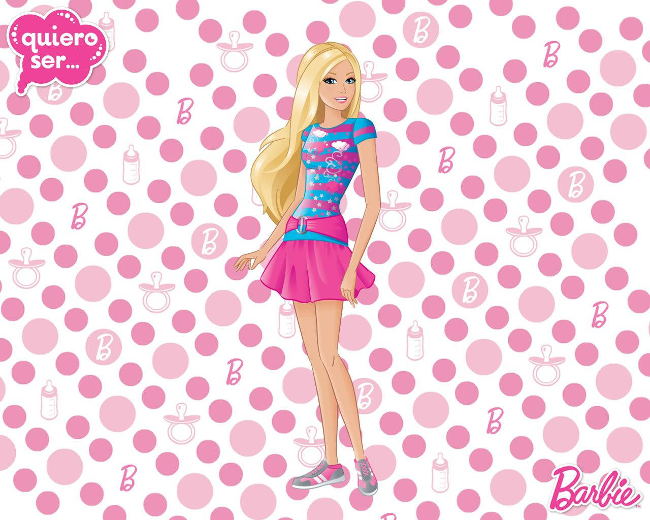 Barbie Steps Out In Style In The City Wallpaper