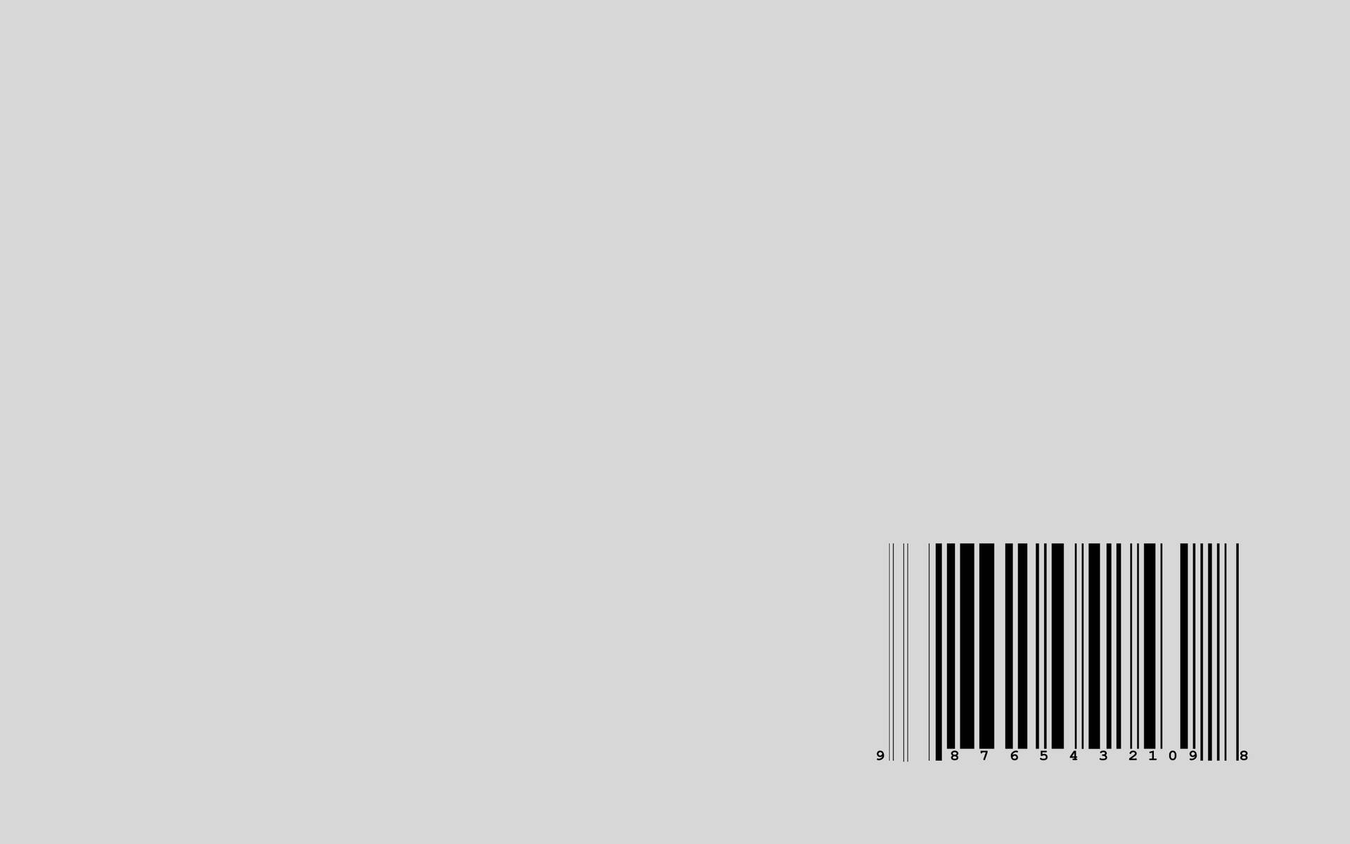 Barcode Minimal Aesthetic Desktop Wallpaper