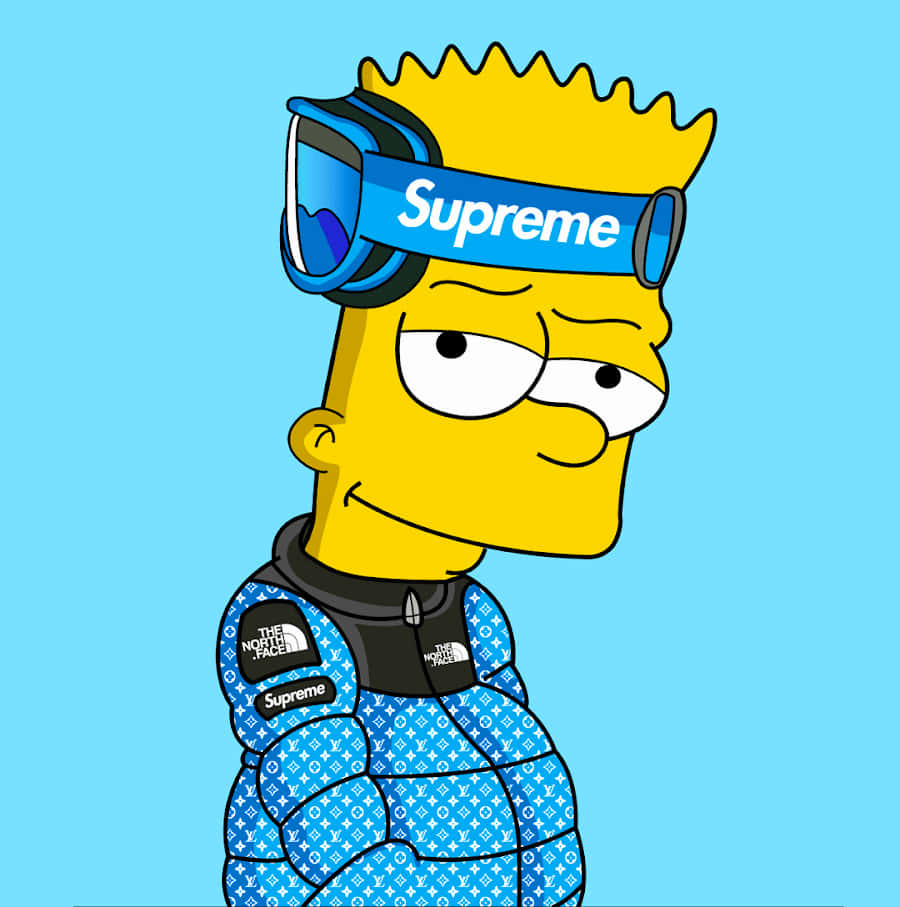 Bart Simpson Is Supreme Wallpaper