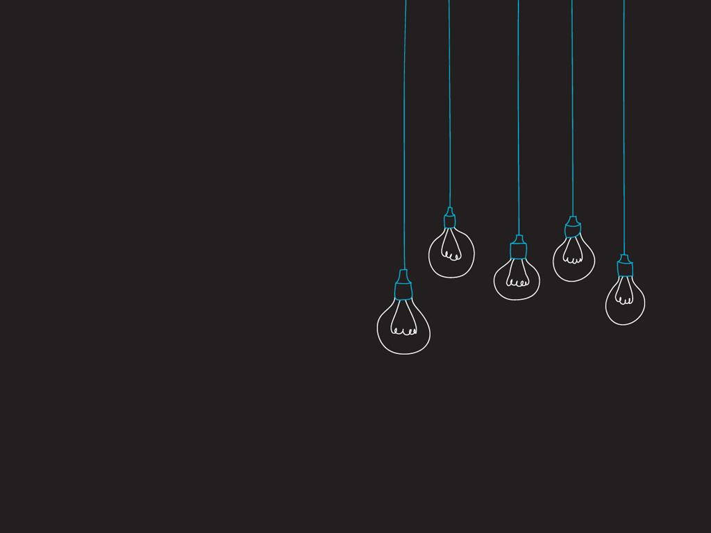 Basic Light Bulbs Drawing Wallpaper