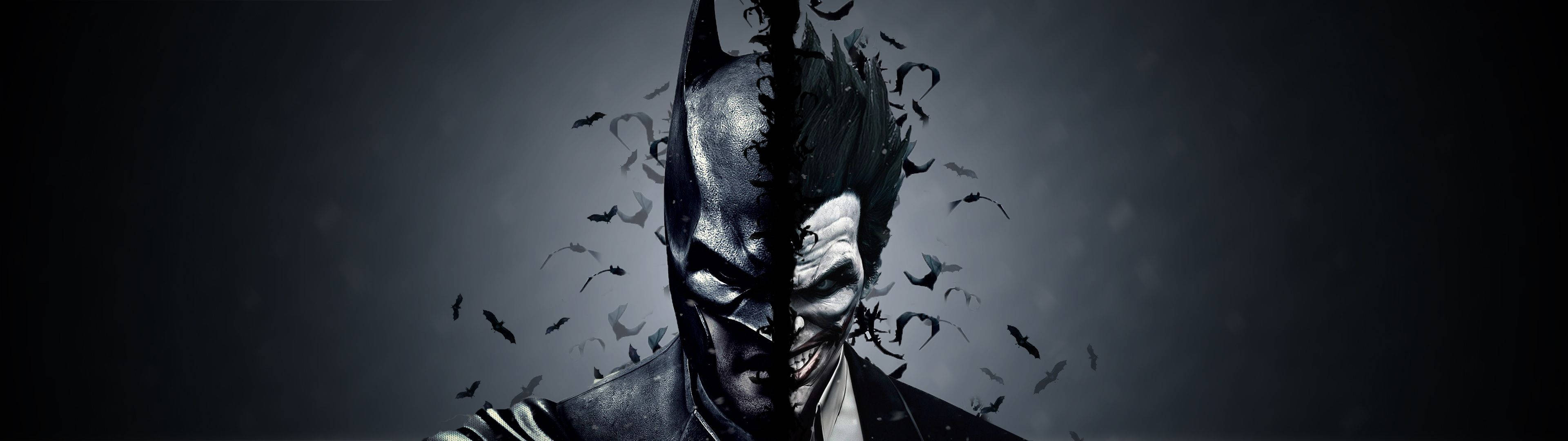 Batman & Joker Face Off Wallpaper