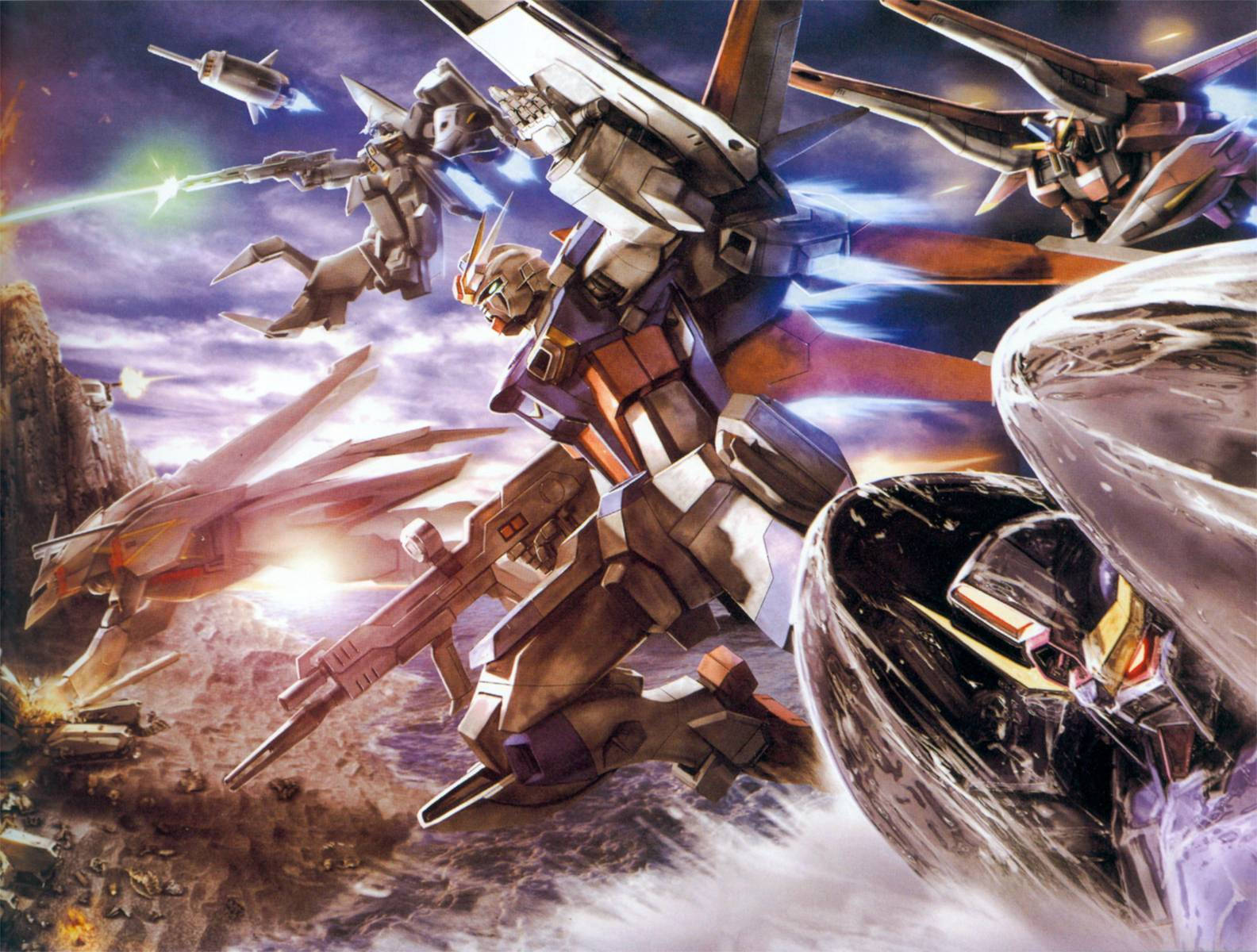 Battle Against Mobile Suit Gundam Wallpaper