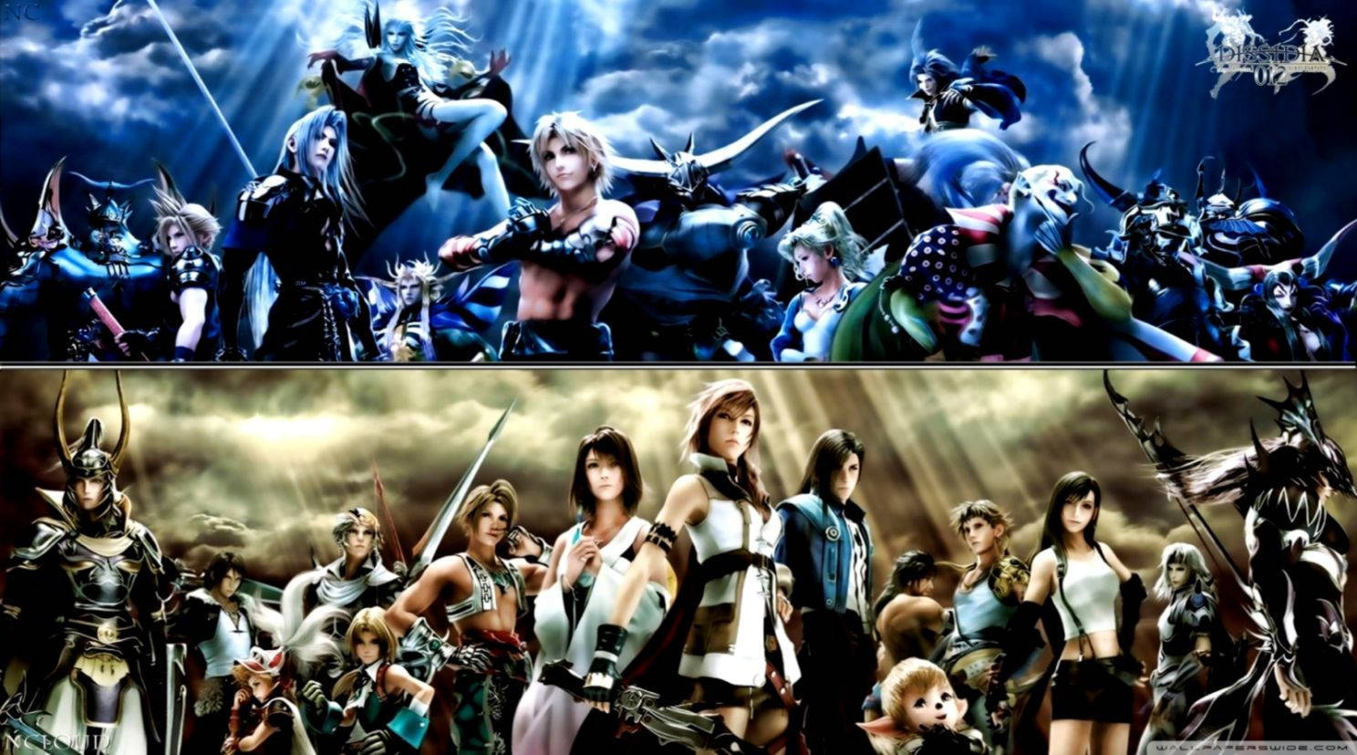 Battle Through The Realm Of Dissidia In Final Fantasy! Wallpaper