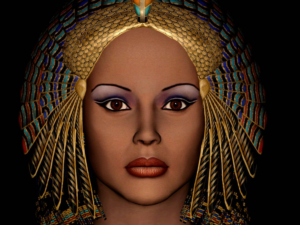 Beautiful Face Of Cleopatra Wallpaper