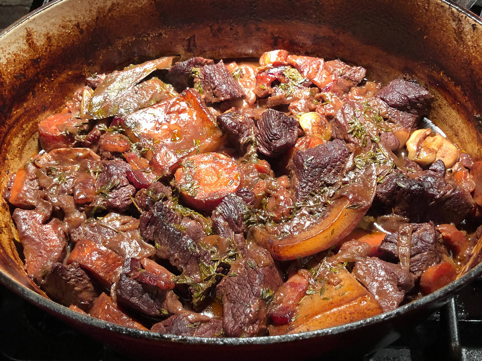 Beefy Bourguignon Dish Wallpaper