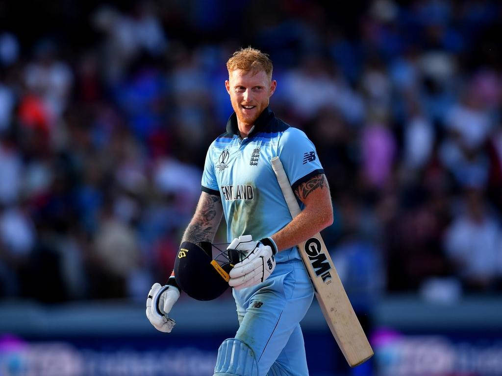 Ben Stokes In Light Blue Uniform Wallpaper