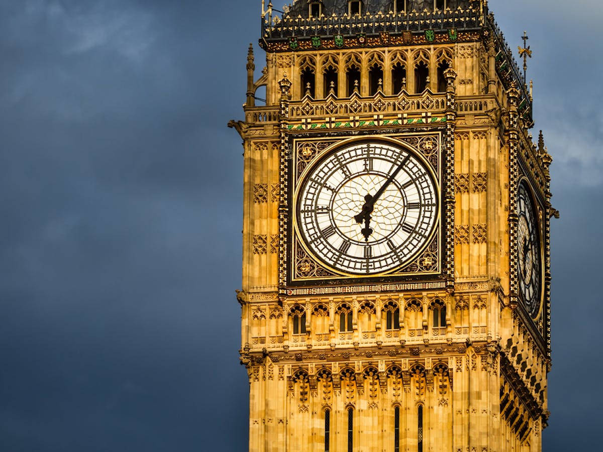 Big Ben Bright Sunset Wallpaper