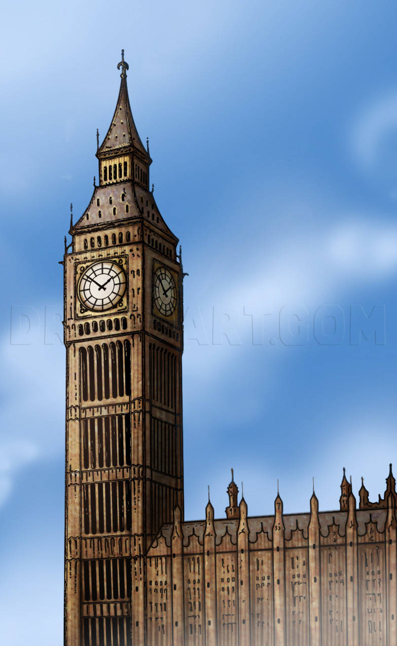 Big Ben Cartoon Wallpaper