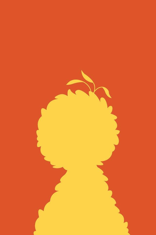 Big Bird Minimalist Wallpaper