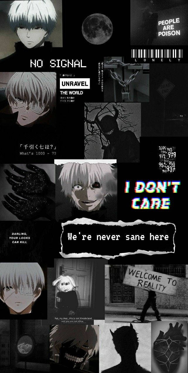 Black Aesthetic Anime Kaneki Ken Wallpaper