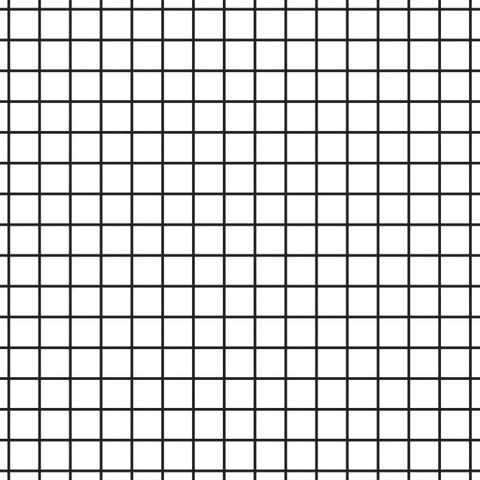 Black And White Squares Grid Line Pattern Wallpaper