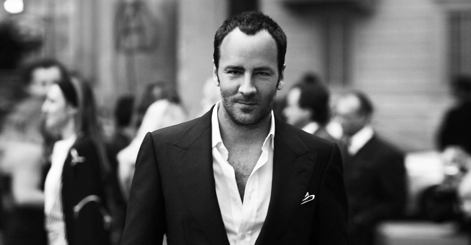 Black And White Tom Ford Photo Wallpaper