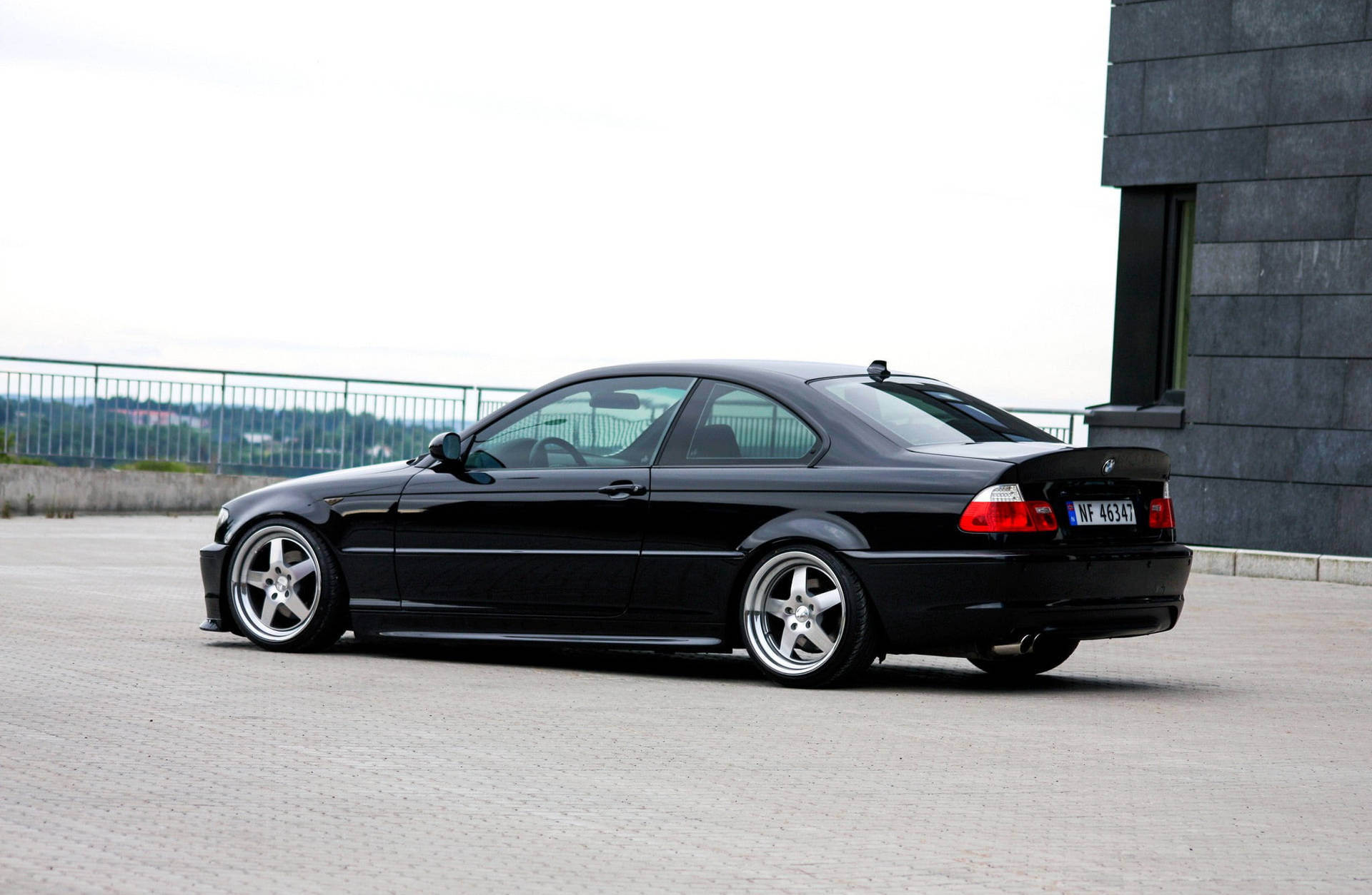 Black E46 Bmw Laptop Wallpaper