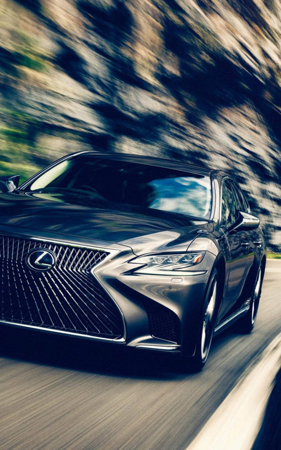 Black Lexus Ls 500h Motion Wallpaper