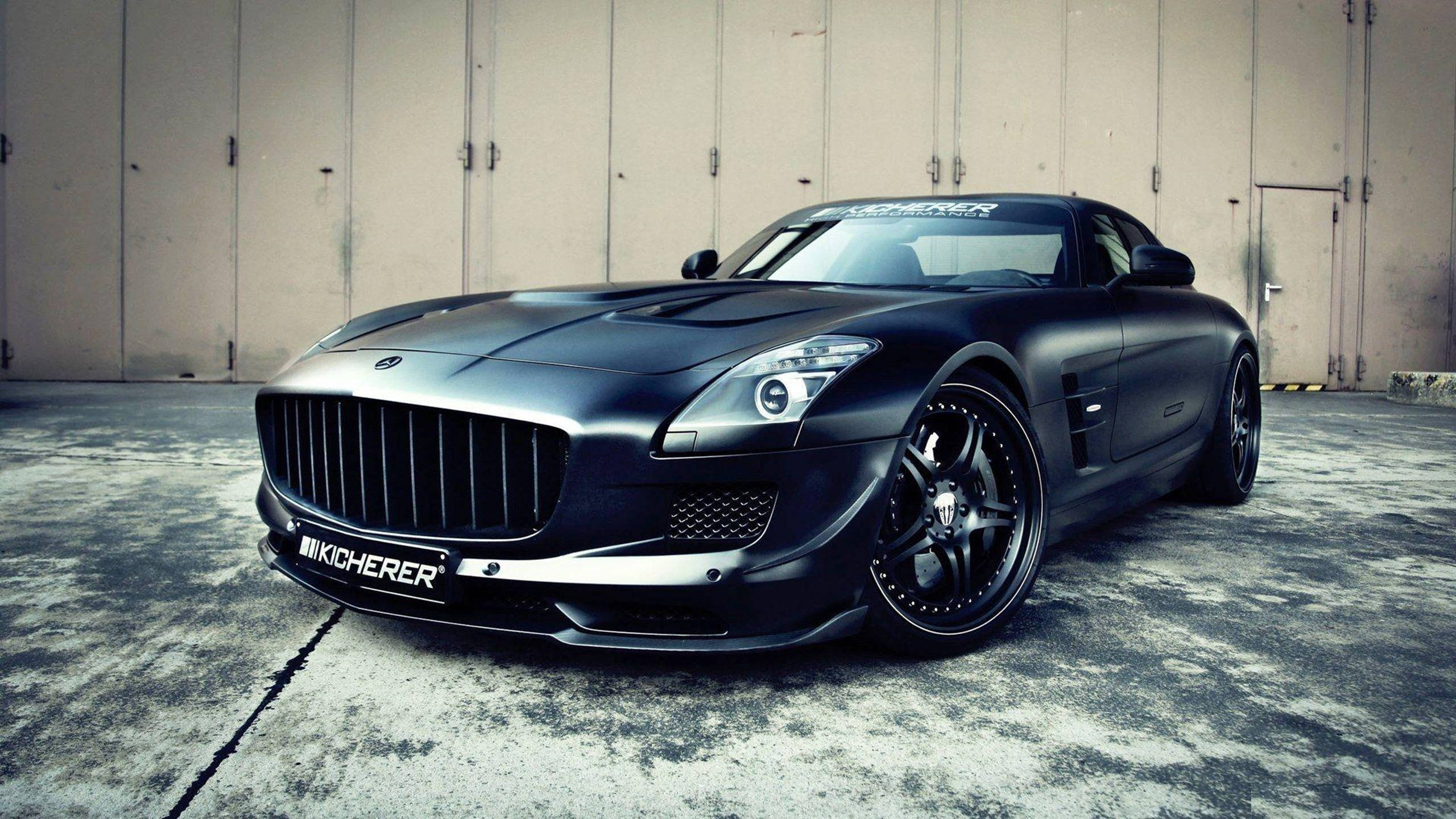 Black Mercedes-benz Sls Amg Hd Wallpaper