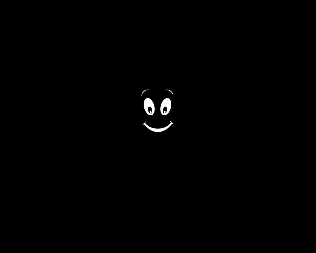 Black Shocked Smile Wallpaper