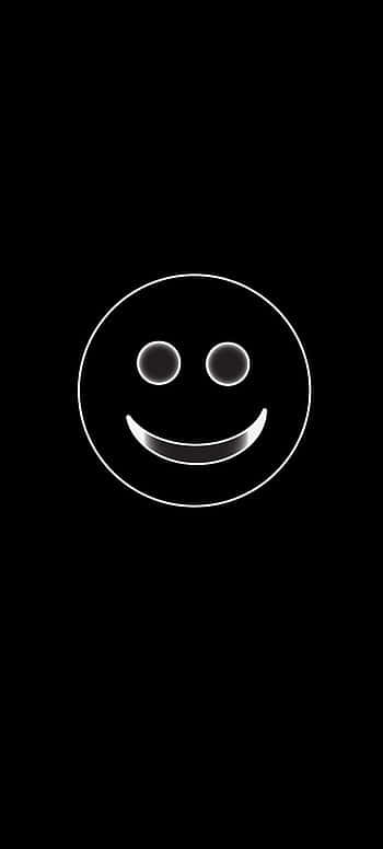 Black Smile Face Wallpaper